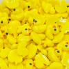 100pcs Cabochons Yellow Duck Resin Ornament Cartoon Duck Resin Figurines  Nail Enhancement