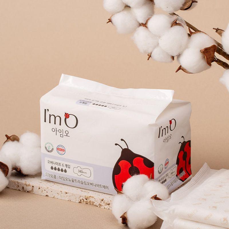 IMO [Value Set] I'm Oh Organic Medium 2 Packs + Large 2 Packs + Overnight 2 Packs