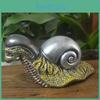 Hand-painted Decorative Snail Sculpture Colorful Resin Art For Rustic Farmhouse Style