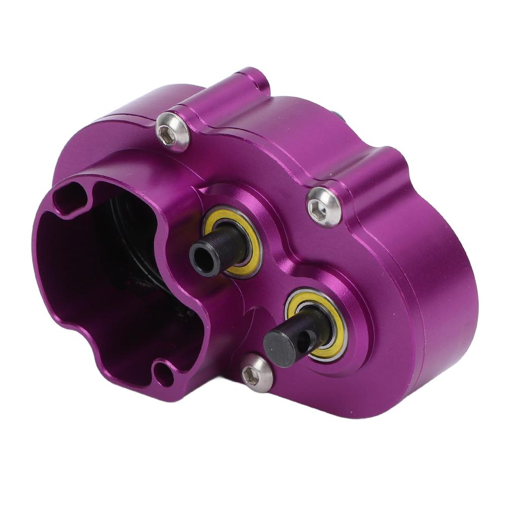 RC Car Gearbox With Chassis Aluminum Alloy Straight Axle Right Front Motor Accessories RC Car