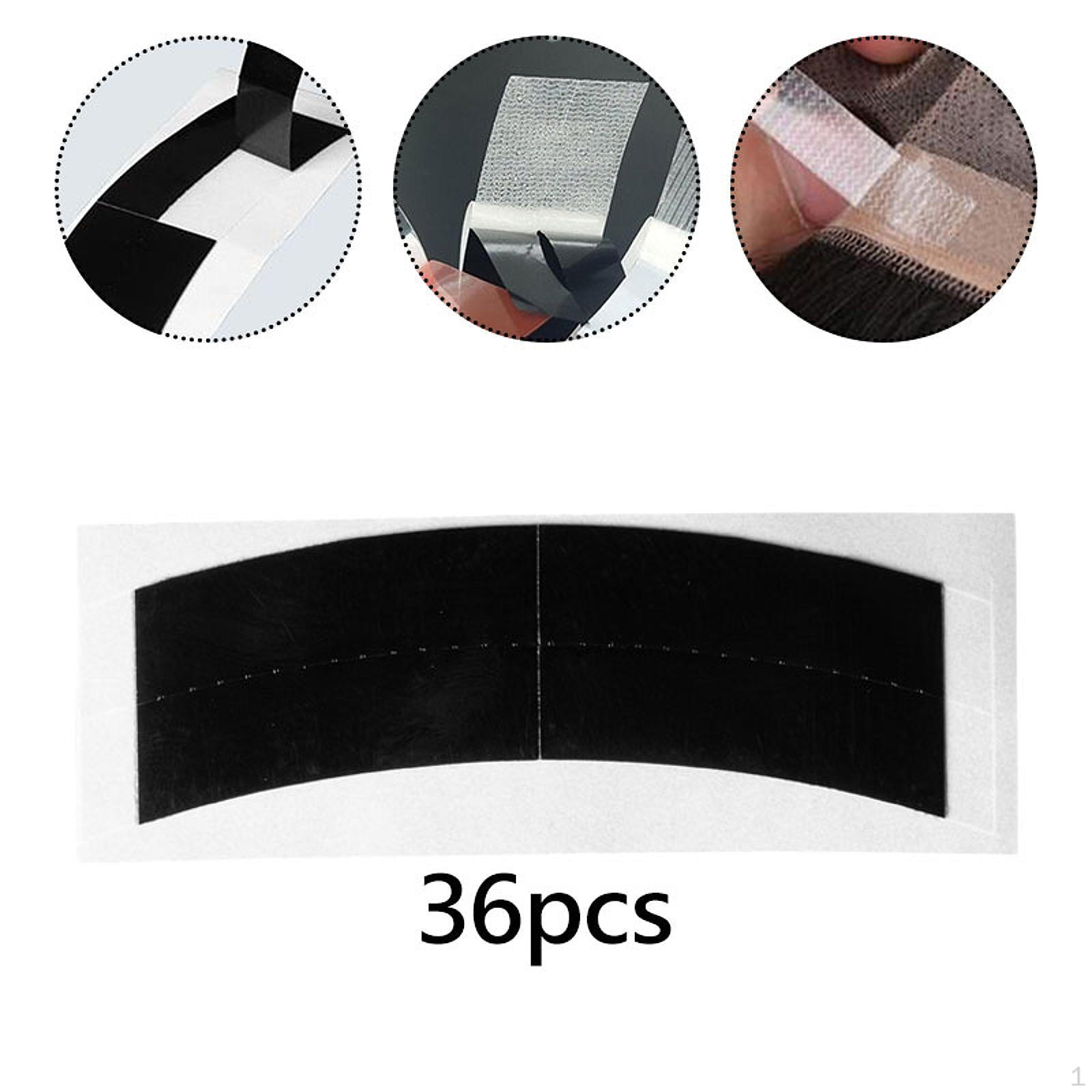 

36 шт. двухсторонних лент для волос, передние парики, дышащие, водостойкие клеи, для Lace black