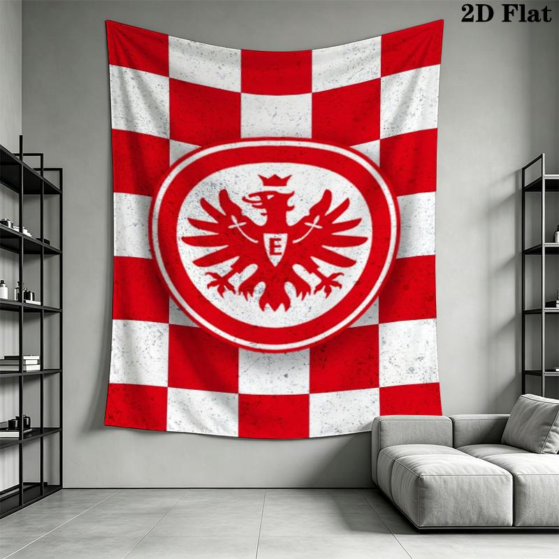 Eintracht Frankfurt Wall Tapestry Aesthetic Wall Hanging Printed Fabric Blanket Decorative Tapestries for Bedroom Living Room Home Decor