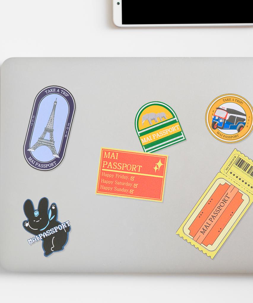 Mai Passport Luggage Decorating Stickers