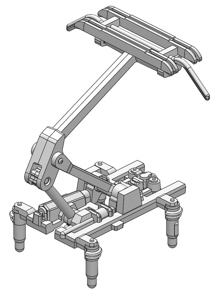 TOMYTEC TOMIX N Gauge C-PS27 Type Pantograph (2 pieces) - Model Railway Supplies 6713