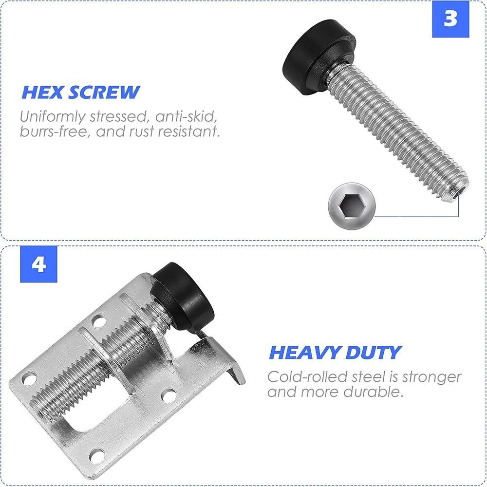 Adjustable Table Leveler Feet Zinc Alloy Furniture Height Adjuster  Furniture