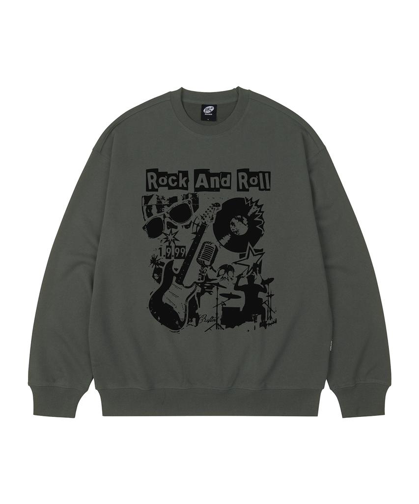 WILDROCK Rock Collage Oversized Sweatshirt_9 Col (A Type)