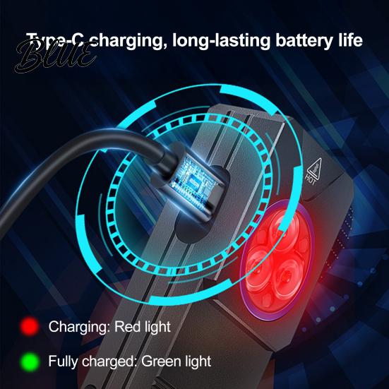 Clip-on Light with Battery Indicator Keychain Flashlight Mini Torch Rechargeable Work Emergency for Walking Camping Fishing Hiking Gear Small Lamp
