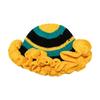 LoopKnit Hat with Ruffled Brim Universal Fit Knitted Yarn Warm for Autumn and Winter Outfits,