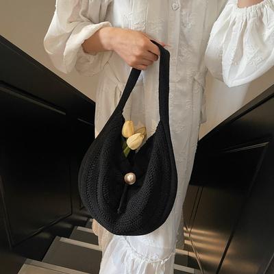 Nouveau sac à bandoulière pour femme mode sac tissé sac à main sac de courses grande capacité simple sac cabas de ville