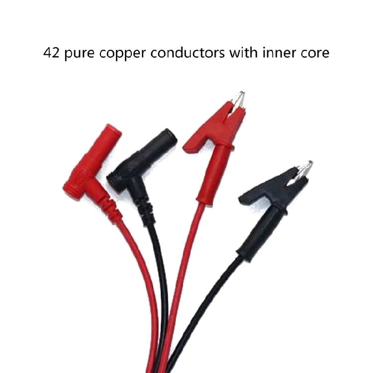 Flexible PVC Wire Banana Plug To Alligators Clip Test Lead for Researcher
