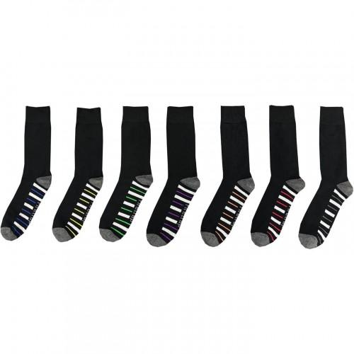 Firetrap Mens Striped Ankle Socks (Pack of 7)