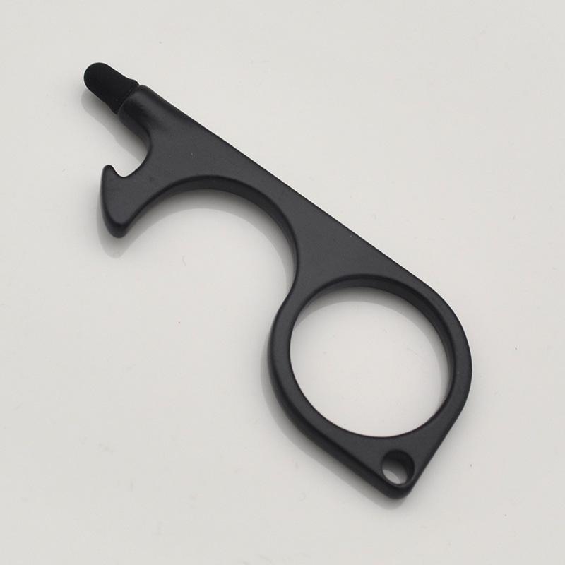EDC Contactless Zinc Alloy Pendant Keychain Touchscreen and Elevator Opener