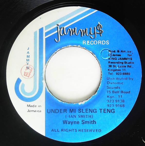 7inch Record WAYNE SMITH Under Me Sleng Teng NONE Jammys Records Jamaica Reggae Ska Dub Used