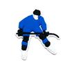 International Ice Hockey Student Pen Holder with Detachable Soft Rubber PVC Decoration