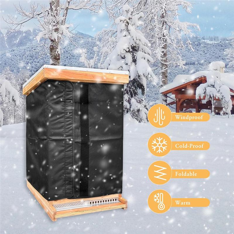 M-Modern-75.2" X 23. 5" Bee Hive Wrap For Winter Warm Windproof, Waterproof Beehive Insulation Wrap Beehive Warmth Cover