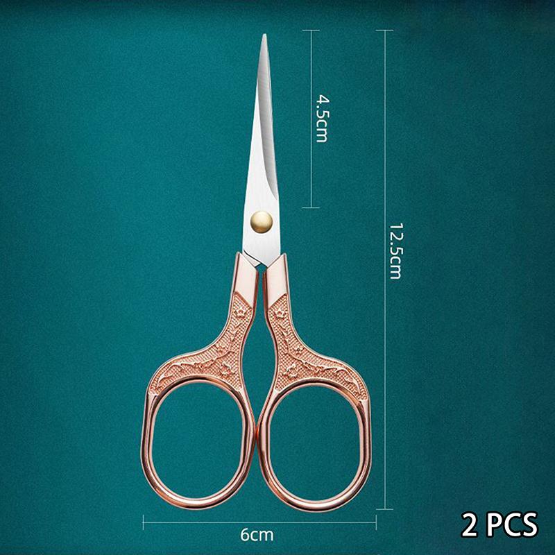 

2 шт. Ретро Изысканные Ножницы с Цветком Сливы для Вышивания Крестом Многофункциональные Ножницы Ручной Работы