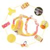 Bright Color Dog Harness Vest for Small Dogs Adjustable Design with Breathable Nylon Fabric for Comfortable Walking Use