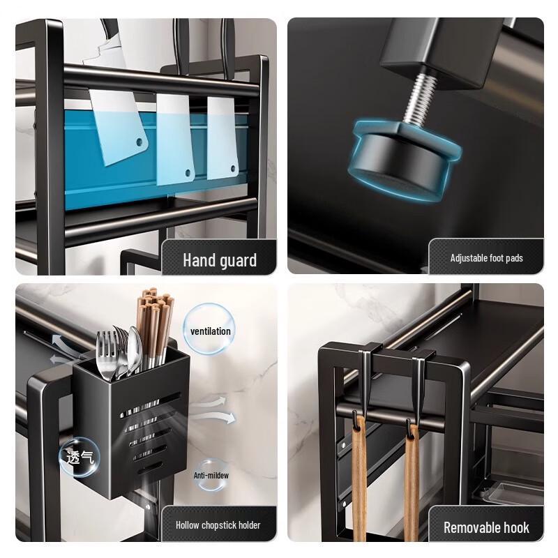 Multifunktionales Küchengewürz-Aufbewahrungsregal