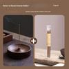 North American Black Walnut Round Solid Wood Incense Holder for Tea Ceremony, Handmade Agarwood Burner Base Tray