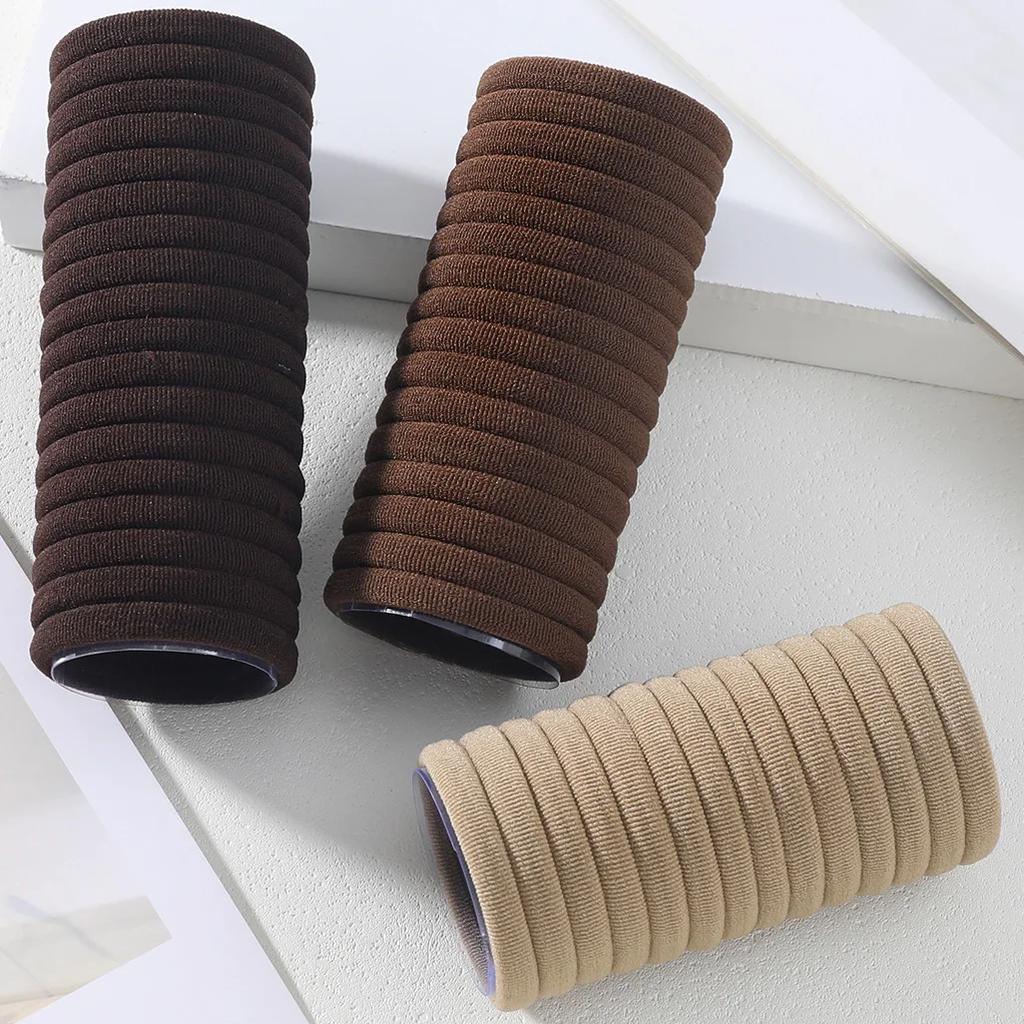 50/100pcs Black Hair Bands for Women Girls Hairband High Elastic Rubber Band Hair Ties Ponytail Holder Scrunchies Accessorie