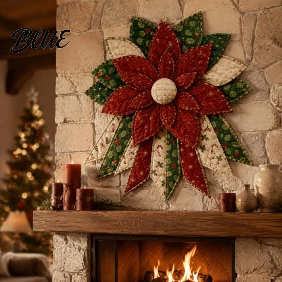 Easy Sewing Crafts Kit Evergreen Christmas Door Festive Quilted for Parties Hanging DIY Tree 3D