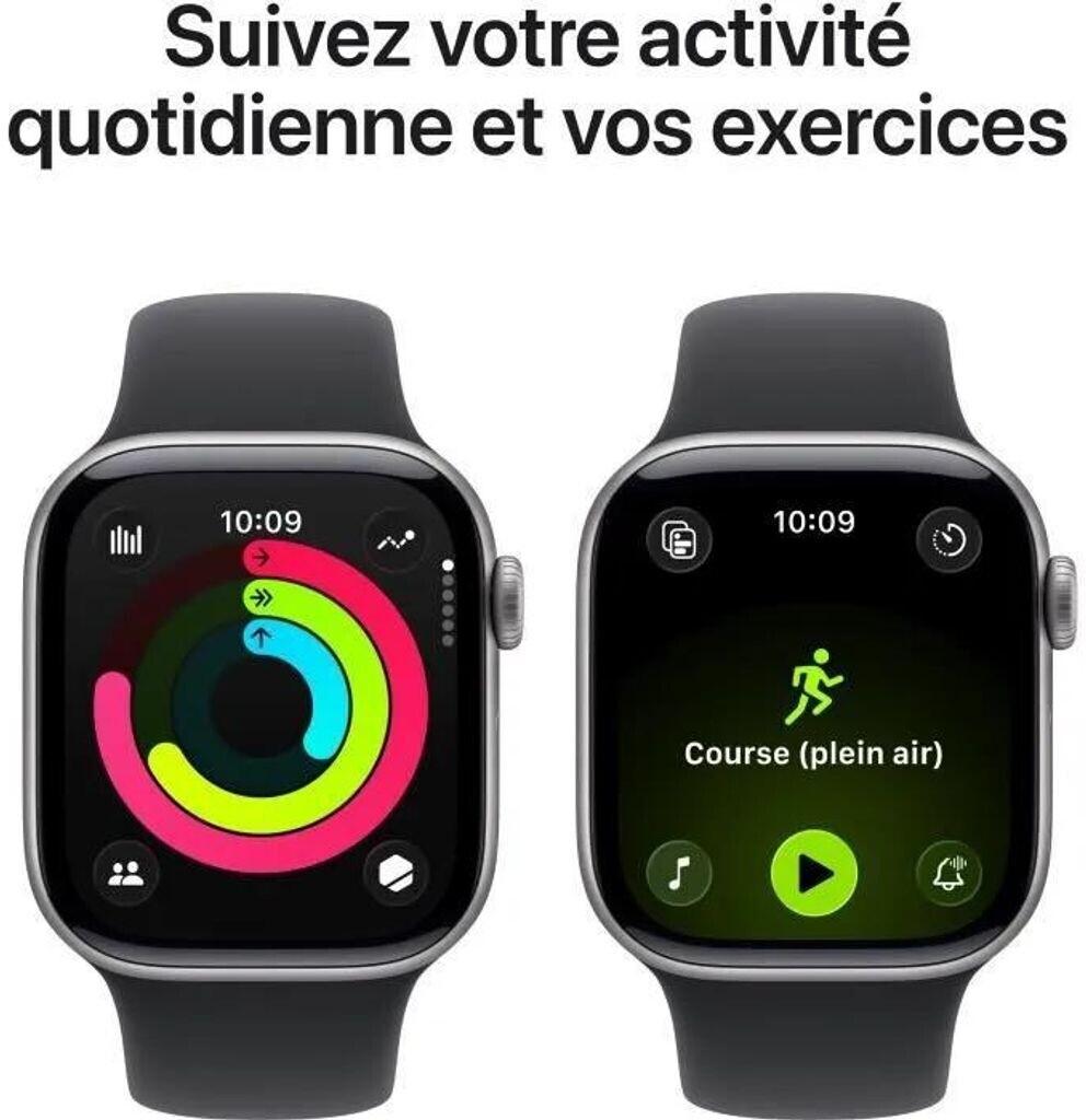 Apple Watch Series 11 5G 42mm Aluminium Space Gray Sport Band Black S/M