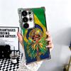 Brazil Brazilian Flag Plating Phone Case For Samsung Galaxy S24 S25 FE S26 Edge S23 Ultra S22 S21 Plus S20 Anti-Fall Airabag Cov