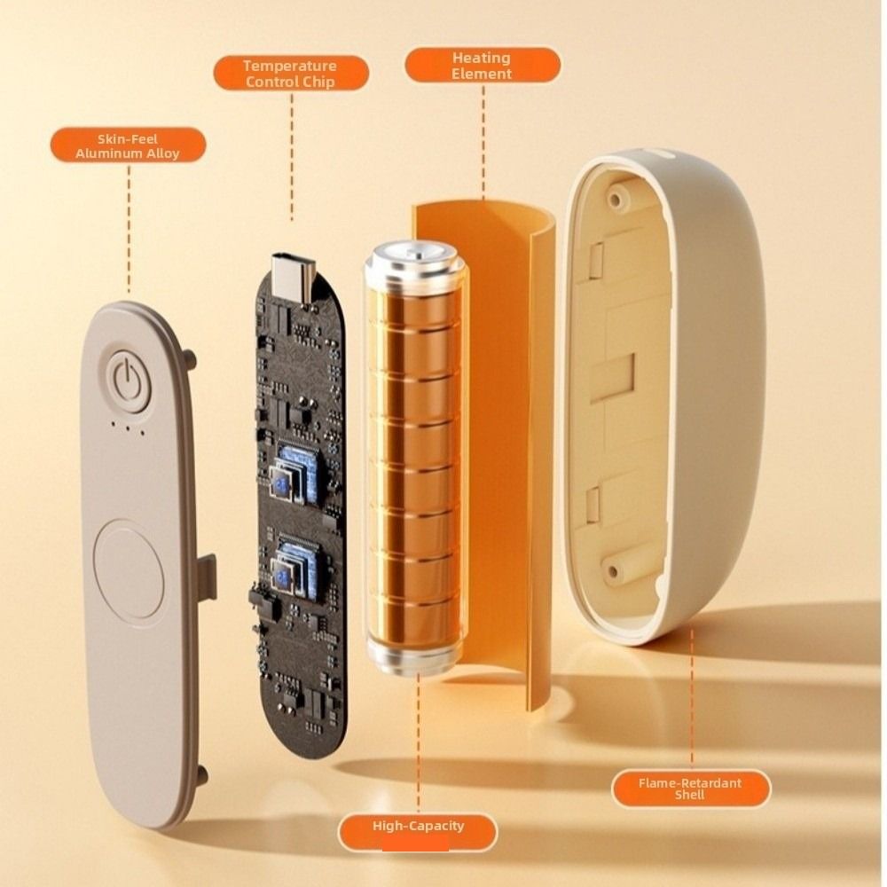 Detachable Magnetic Hand Warmer Portable Pocket Warm Hand Treasure Electric Handwarmer  Winter Use