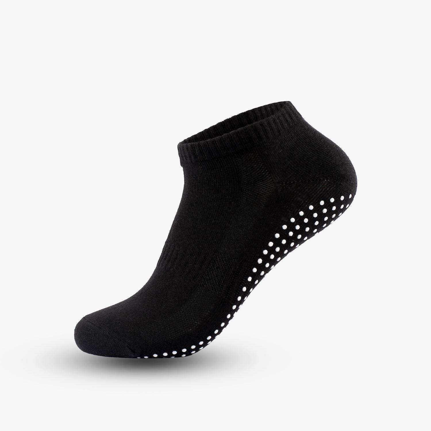 

Мужские носки, нескользящие спортивные носки для пола, впитывающие пот и дышащие носки для йоги для мужчин One Size чёрный