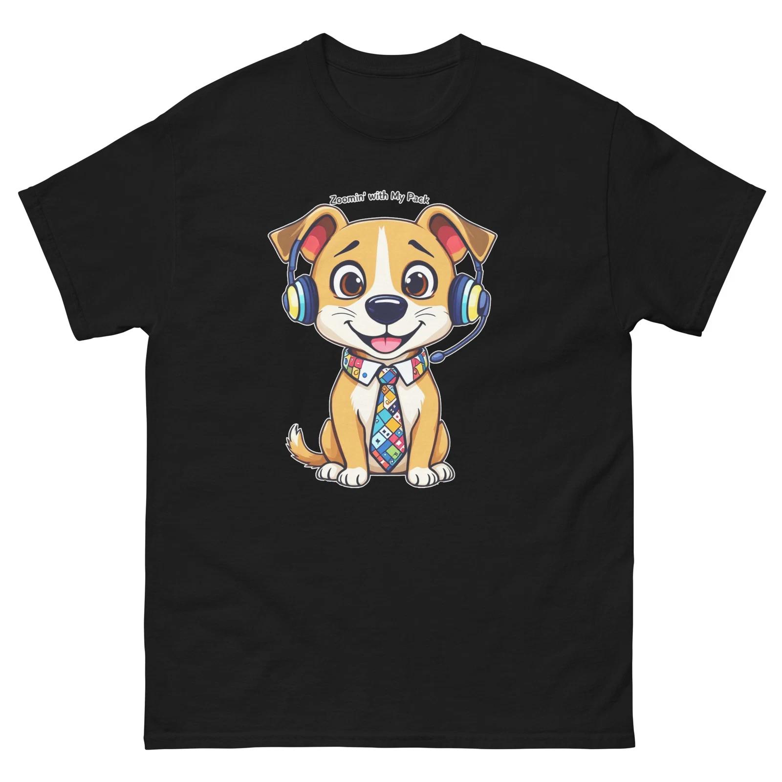 Zooming With My Pack Funny Work From Home T-Shirt 2XL