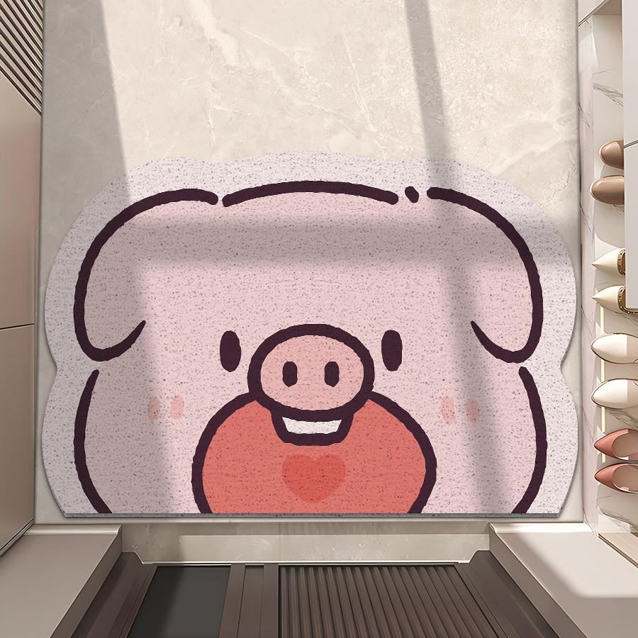 

Коврик для входной двери с кольцевой проволокой, мультяшный интерьерный коврик для ног с кольцевой проволокой, который можно разрезать для входной двери в дом 40×60cm