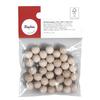 Träbult - 100% FSC - 10 mm - Oborrad - Förpackning med 35 stycken - Beige