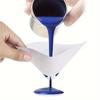 10-500PCS Car Disposable Paper Filter 190 Mesh Purifying Straining Cup Paint Spray Mesh Conical Nylon Micron Paper Funnel Tools
