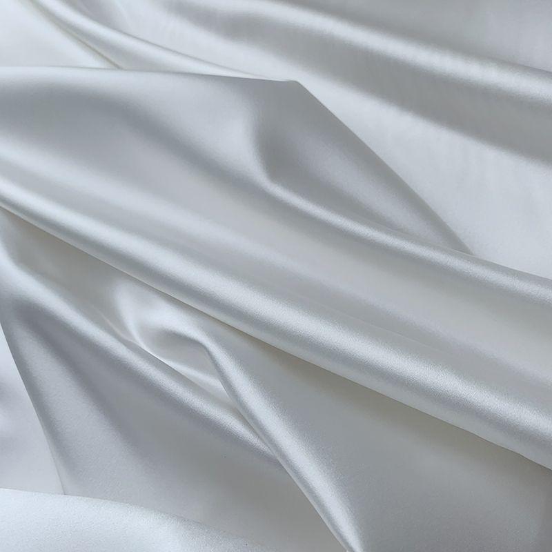 Imported 395 Satin Solid Color Thick Satin Fabric Suitable for Wedding Dresses Formal Gowns and Handmade DIY Clothing Fabrics