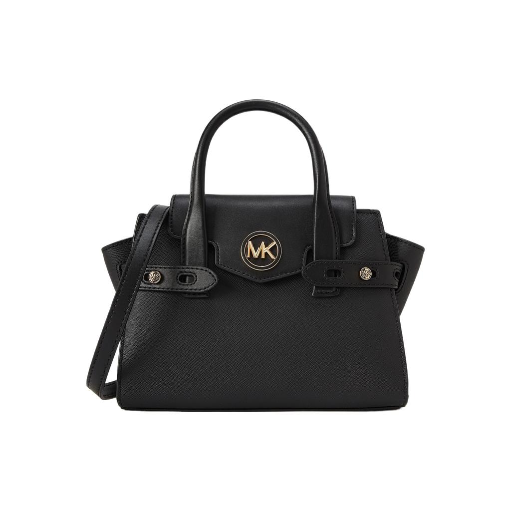 New MICHAEL KORS Carmen Artificial Leather Shoulder Bag, Crossbody Bag, Handbag Small Women's Black 35T2GNMS5L-001