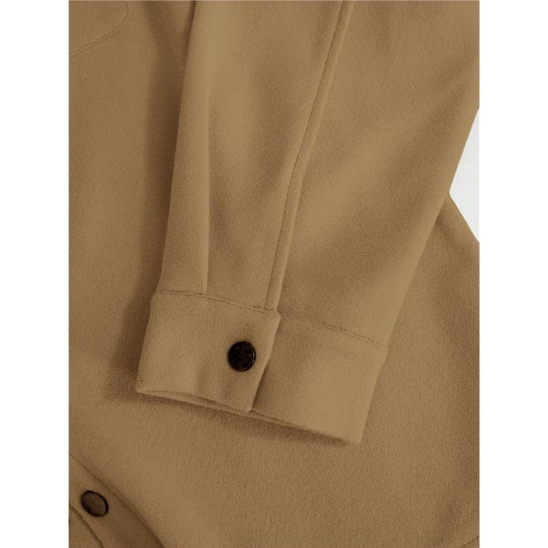 European And American Autumn And Winter Lapel Woolen Men's Jacket Casual Sports Business Jacket