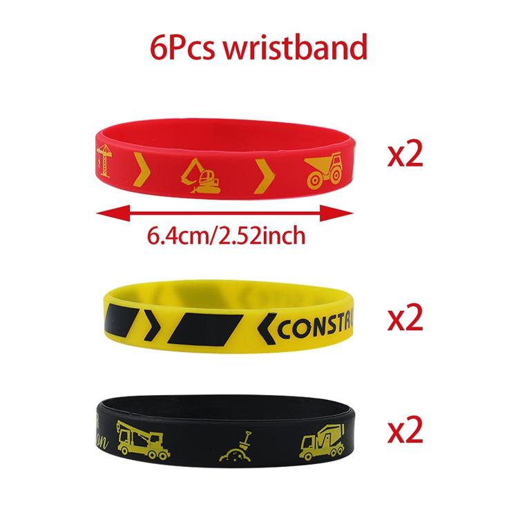 

Строительная тематическая вечеринка сувениры грузовик силиконовые браслеты для мальчика девочка строительный грузовик день рождения детский душ вечеринка принадлежности