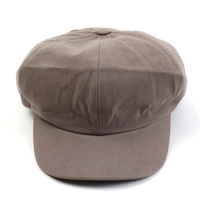 Universal chemistry Khaki Low Washing Newsboy Cap