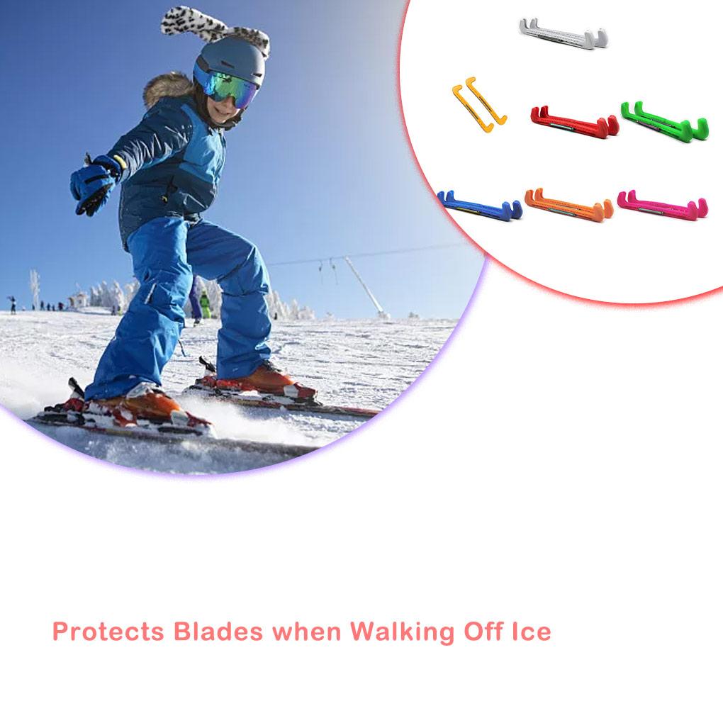 Adjustable Ice Hockey Figure Skate Covers Plastic Lightweight Skate Guard