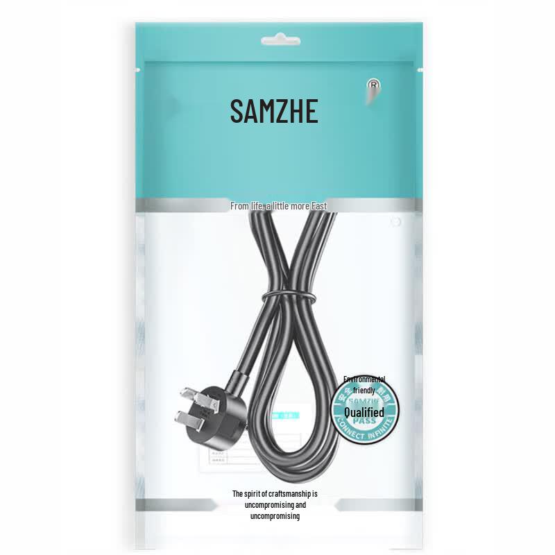SanZe C13 3-Pin AC Power Cable for PC & Monitor