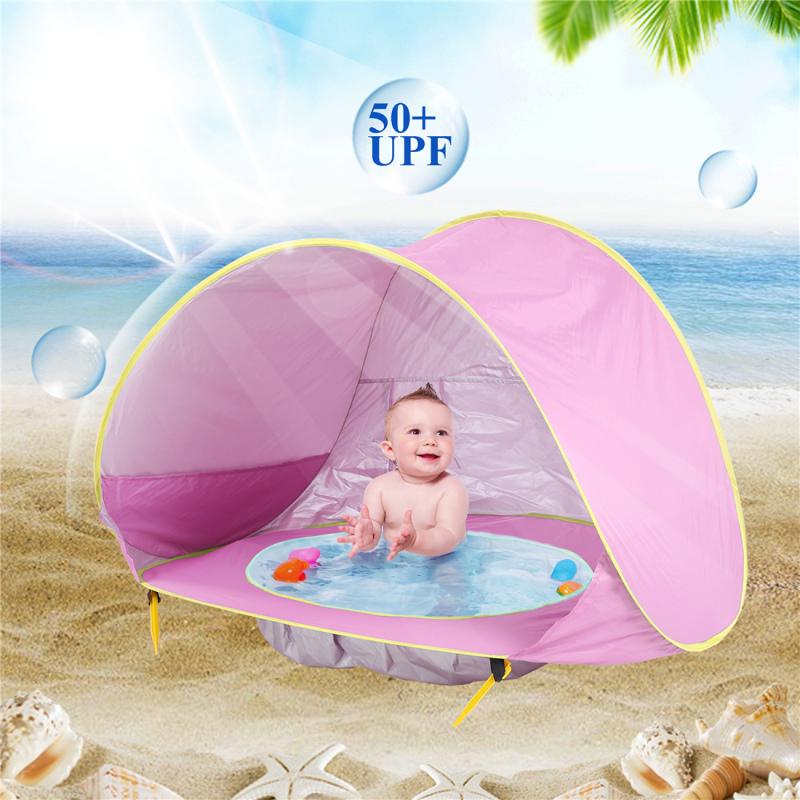 Portable Baby Beach Sun Shelters Tent Pop Up Shade Pool UV Protection For Infant