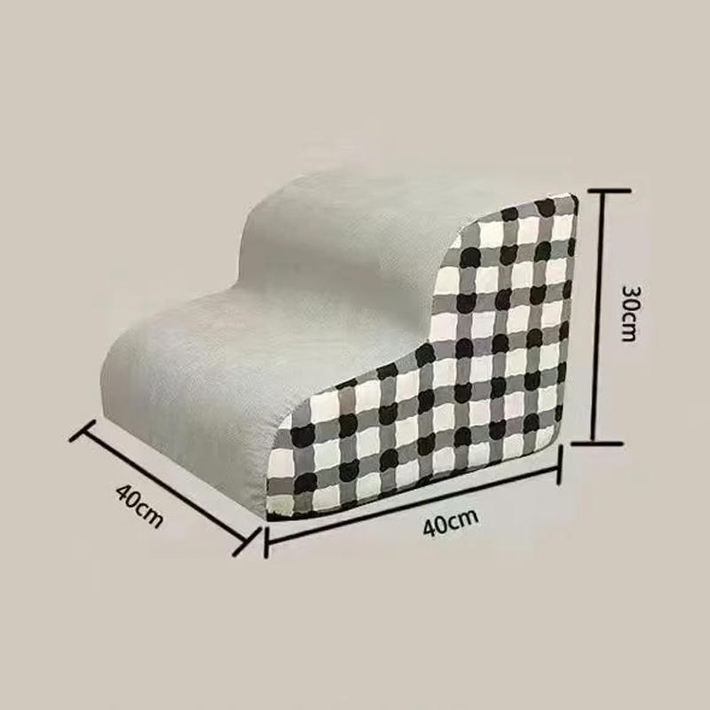 2/3 Steps with Joint Pain Sofa Bed Ladder Pet High Density Foam Dog Secure Stairs Ramps Non-Slip Pet Steps for Older Dogs Pet
