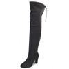 Botas Mujer Invierno In Over The Knee Women Boots Stretch Fabrics High Heel Slip On Shoes Pointed Toe Long Botte Femme