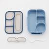 Insulated Bentos Container With 4 Sections 1100ML Microwave Safe Leak Proof Seal Portable Lunch Box For Commuters