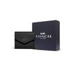 Coach Wyn 11 Mode Unifarbene Lässige Leder Umschlag Clutch Geldbörse Damen Clutch Schwarz C2328-LIBLK