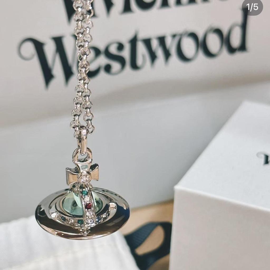 Vivienne Westwood Císařovna Vdova 10mm Orb UFO Přívěsek Choker