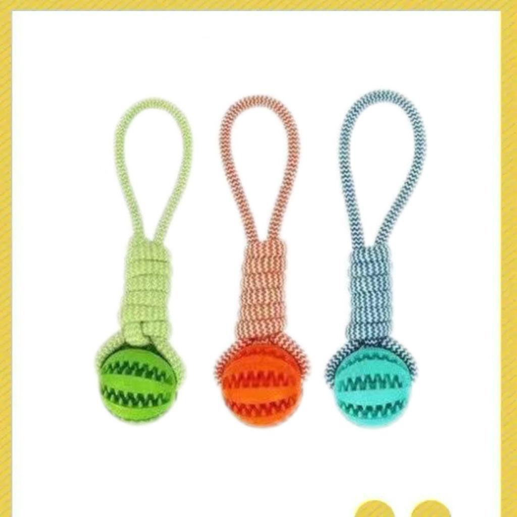 Прочный набор из хлопковой веревки и фрисби для собак мелких/средних пород