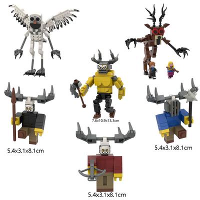 Horror 99 Nights In The Forest Deer Blocks Set, Forest Monster Deer Blocks Birthday Gifts Christmas Toys For Kids
