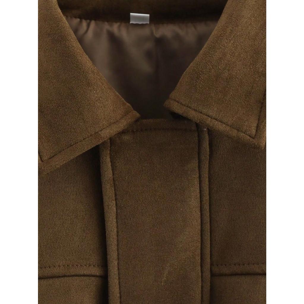 Damen Kurze Pilotenjacke Frühling/Herbst/Winter Jacke Locker Langarm Reißverschluss Retro Jacke Damen Neue Jacke