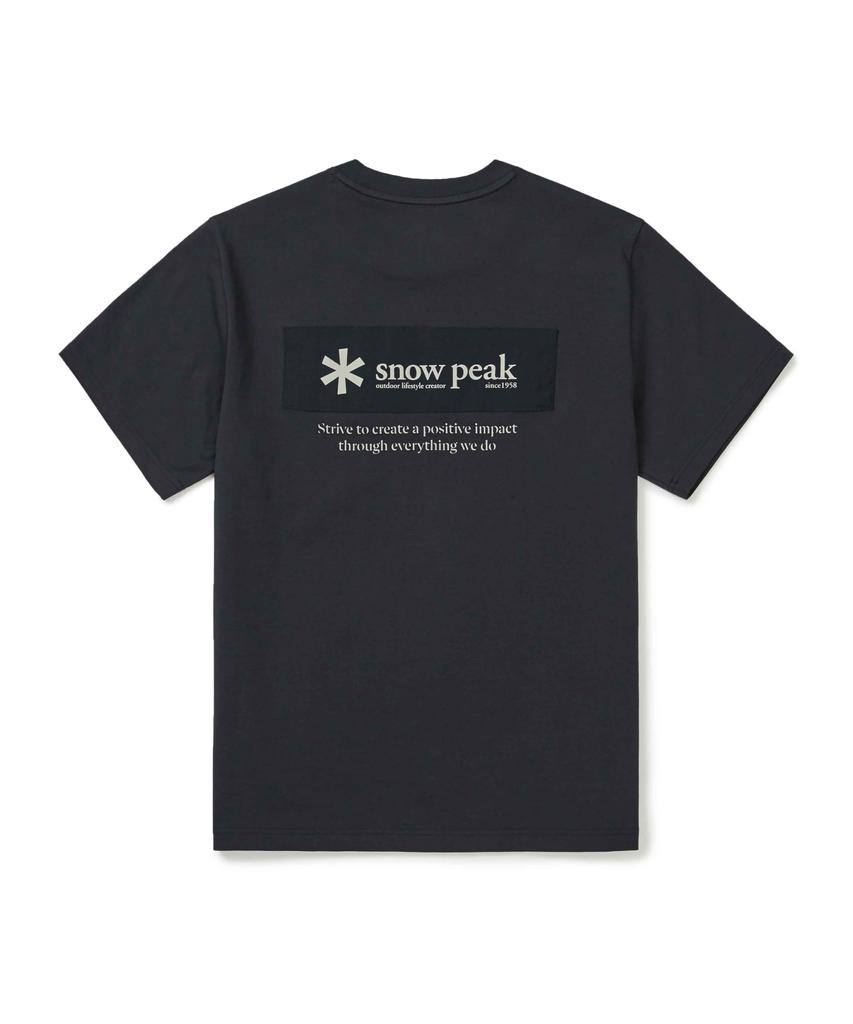 Snow Peak Aerocool W Patch Short Sleeve T XL DNV Short Sleeve T-shirt,